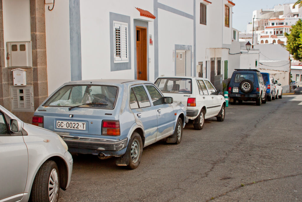 Honda Civic II, Toyota Starlet P70 Agaete Gran Canaria Wyspy Kanaryjskie