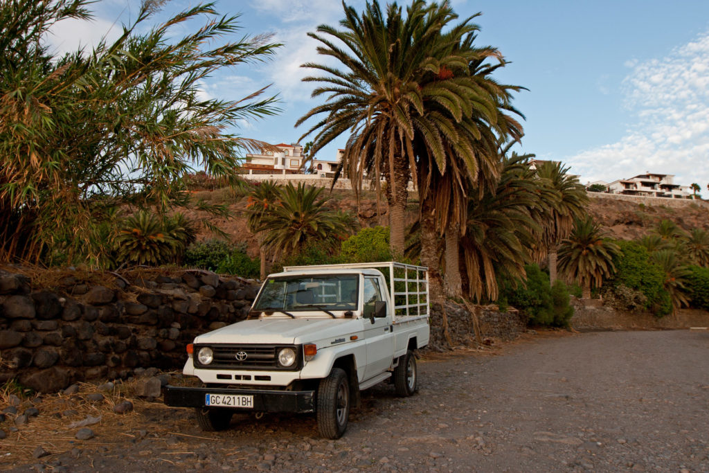 Toyota Land Cruiser Agaete Salinas Gran Canaria Wyspy Kanaryjskie