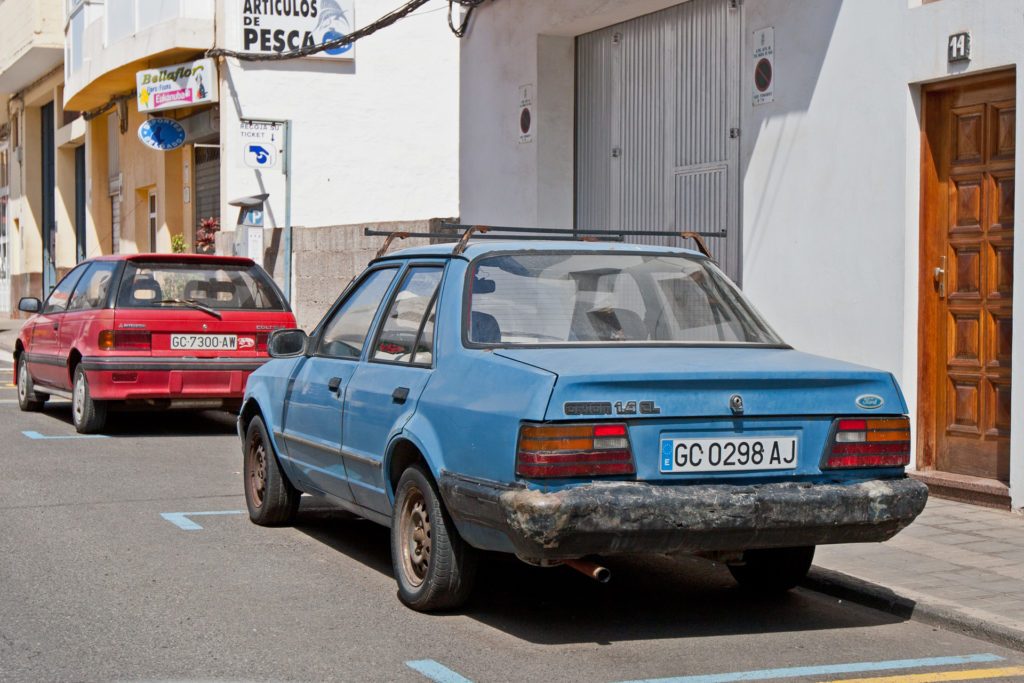 Ford Orion Mitsubishi Colt Galdar Gran Canaria Wyspy Kanaryjskie