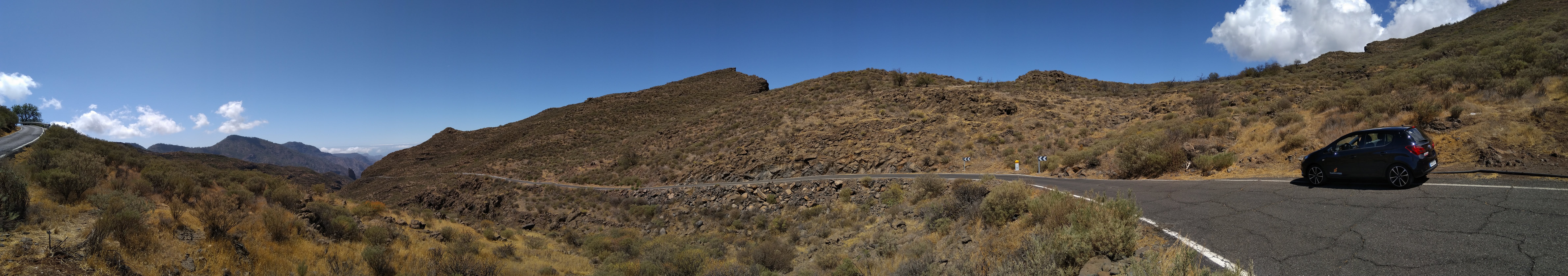 Roadtrip GC-606 Gran Canaria Wyspy Kanaryjskie jazda w drodze Roadtrip GC-606 Gran Canaria Wyspy Kanaryjskie jazda w drodze