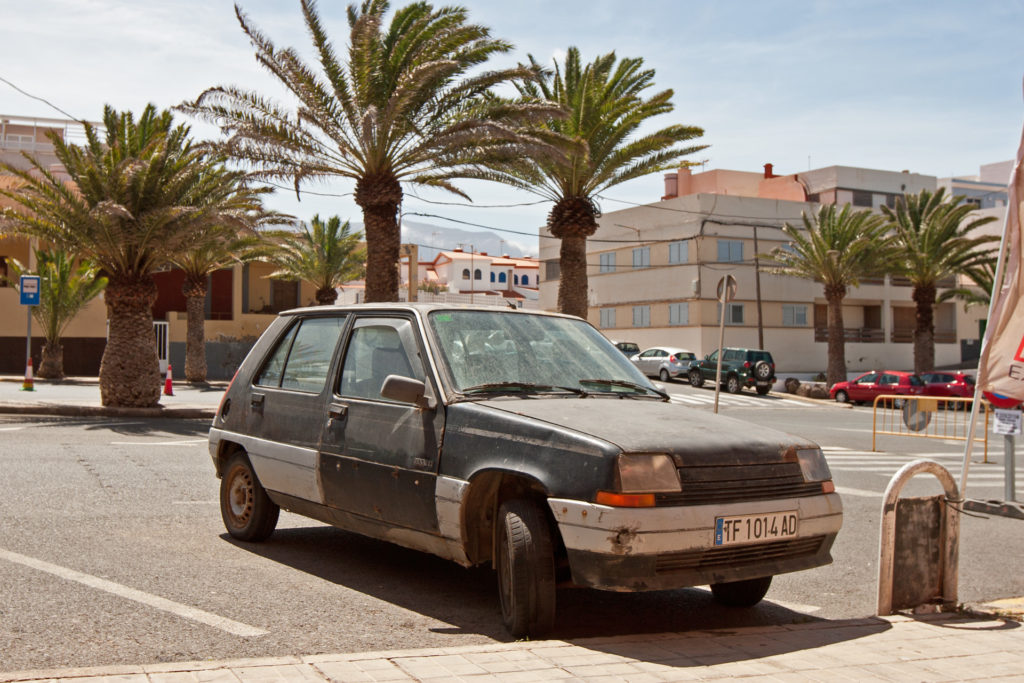 Renault Super 5 Gran Canaria Wyspy Kanaryjskie Sardina
