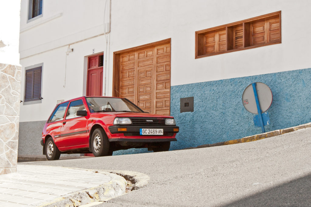Toyota Starlet Agaete Gran Canaria Wyspy Kanaryjskie