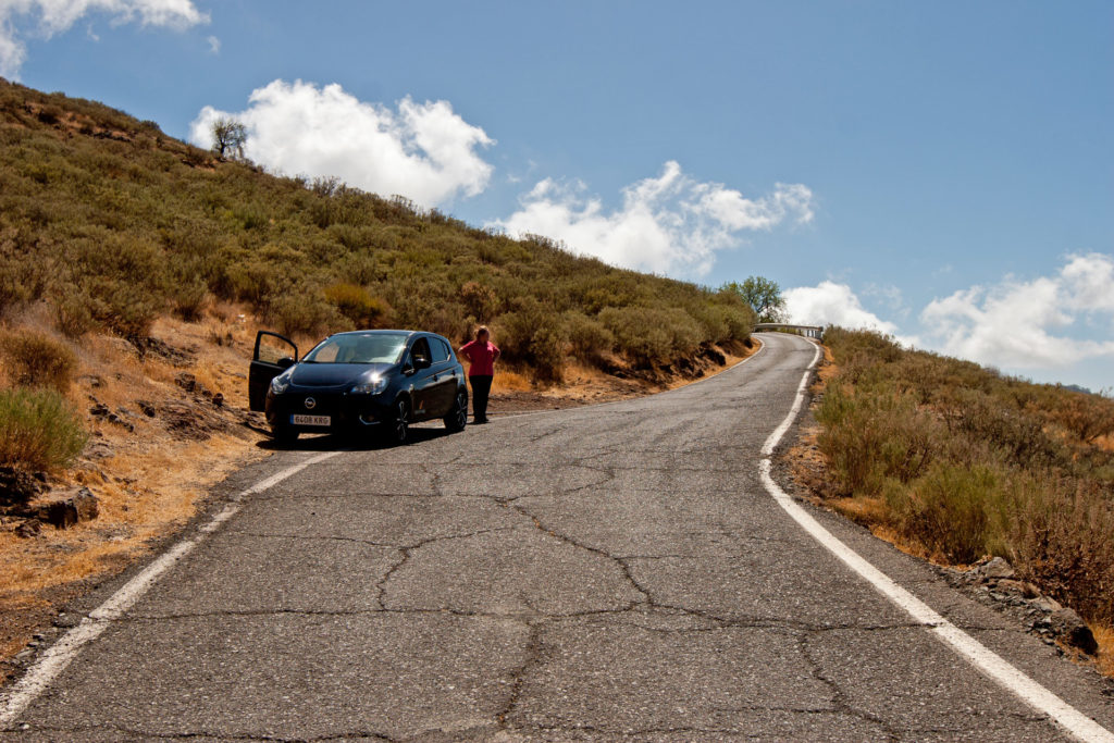 Roadtrip Gran Canaria GC-606 Wyspy Kanaryjskie droga jazda w drodze
