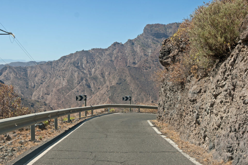 Roadtrip GC-606 Gran Canaria Wyspy Kanaryjskie jazda w drodze