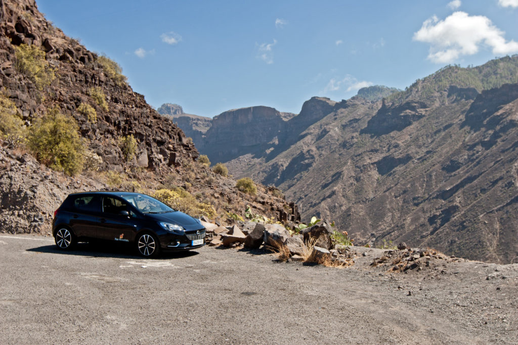 Roadtrip GC-606 Gran Canaria Wyspy Kanaryjskie jazda w drodze