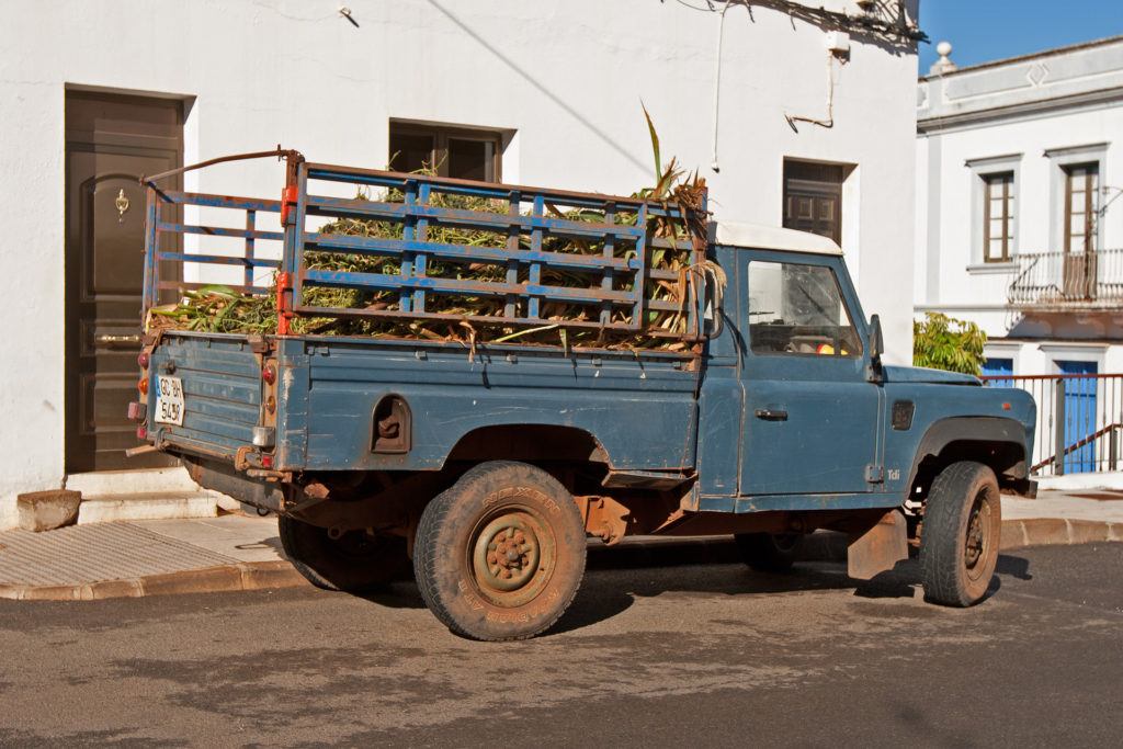 Gran Canaria Wyspy Kanaryjskie Land Rover pick-up
