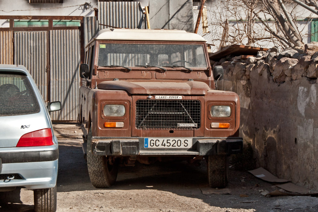 Gran Canaria Wyspy Kanaryjskie La Aldea de San Nicolas Land Rover Santana