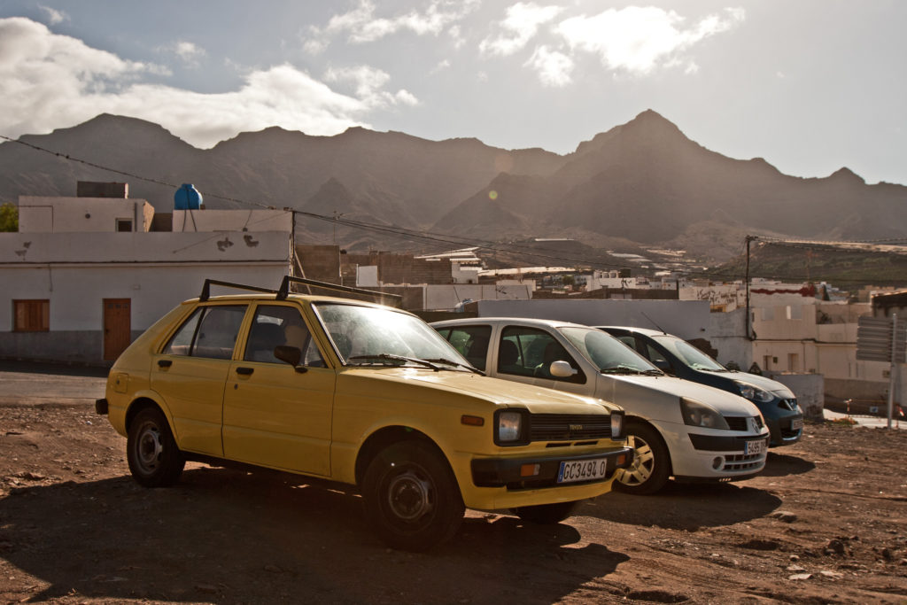 Gran Canaria Wyspy Kanaryjskie La Aldea de San Nicolas Toyota Starlet