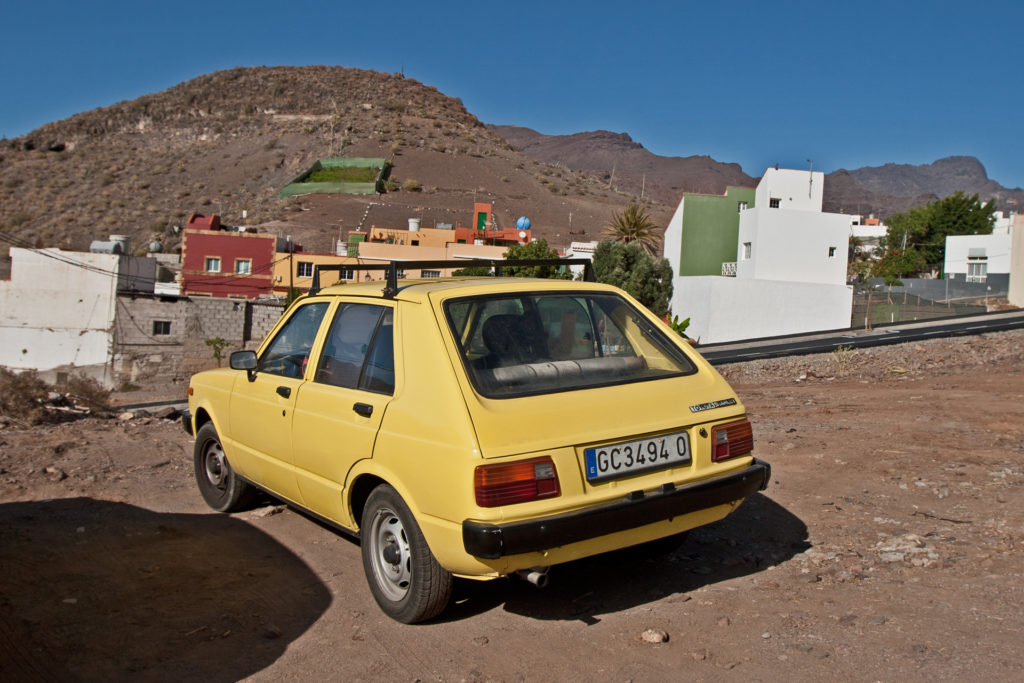 Gran Canaria Wyspy Kanaryjskie La Aldea de San Nicolas Toyota Starlet