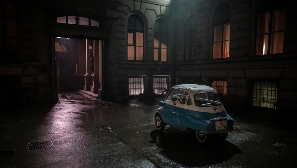 BMW Isetta Berlin Mur Beliński ucieczka