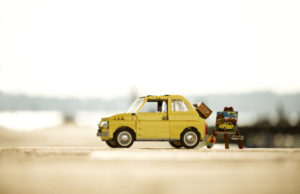 Luigi z Billund Fiat 500 Lego